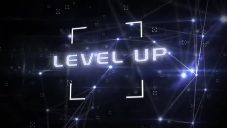 Level-up-text-against-network-of-connections