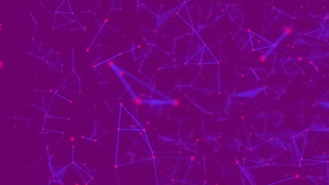 Network-of-connections-against-purple-background