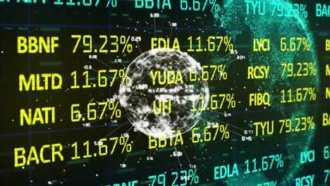 Stock-market-data-processing-against-globe
