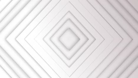Animation-of-3D-squares-moving-against-white-background