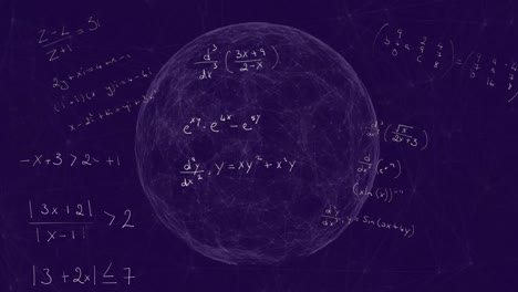 Mathematical-formulas-against-purple-globe