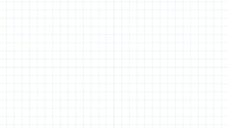 Science-concept-icons-moving-against-square-lined-paper