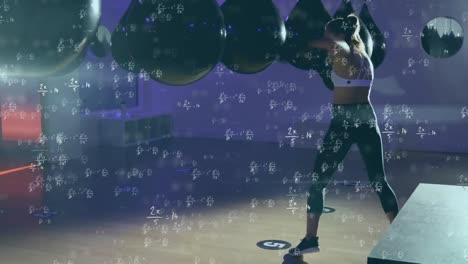 Girl-boxing-over-mathematical-equations.