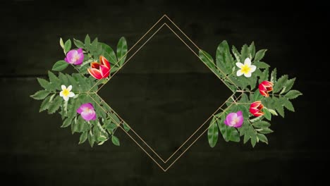Diamond-outline-with-flowers-and-foliage