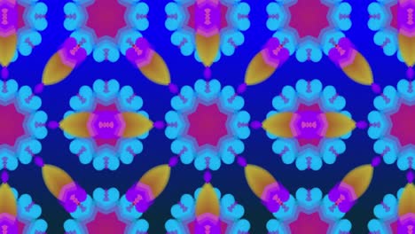 Multi-coloured-moving-abstract-kaleidoscope-shapes-
