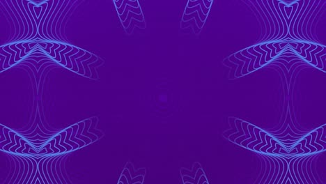 Sich-Bewegendes-Kaleidoskop-Mit-Abstrakten-Violetten-Mustern-Und-Formen