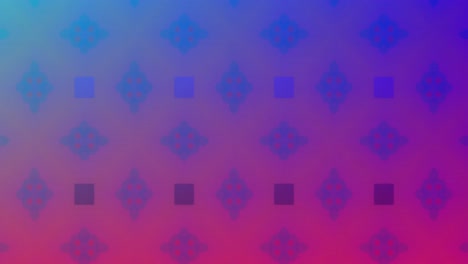 Kaleidoskop-Abstrakte-Formen-In-Rosa,-Blau-Und-Lila