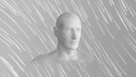 Human-head-forming-against-light-trails-on-grey-background