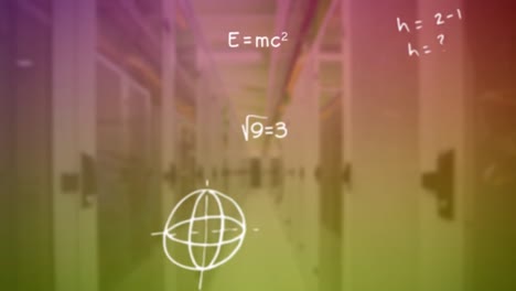 Ecuaciones-Matemáticas-Y-Símbolos-Contra-La-Sala-De-Servidores