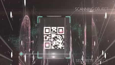 QR-code-scanner-against-screens-of-network-of-connections