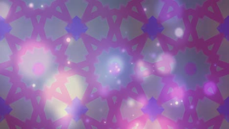 Glowing-spots-of-lights-against-kaleidoscopic-shapes-moving-hypnotically