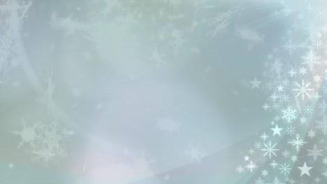 Schneeflocken-Fallen-Vor-Weißem-Hintergrund