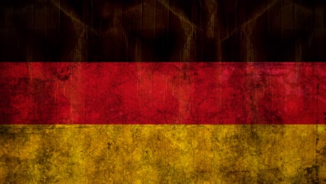 Textured-pattern-flickering-against-German-flag