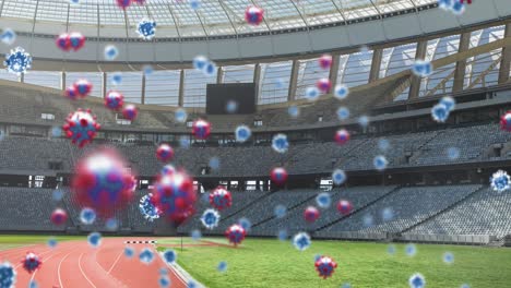 Covid-19-cells-against-empty-sports-stadium