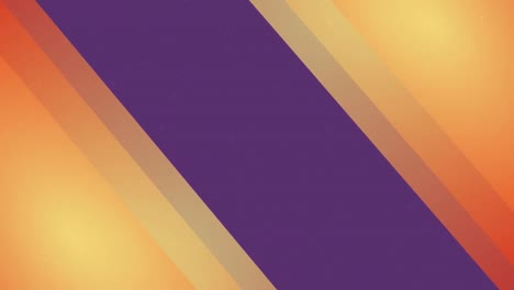 Digital-animation-of-lines-of-different-orange-shades-moving-against-purple-background
