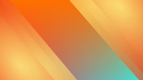Digital-animation-of-orange-shade-lines-against-green-and-orange-gradient-background