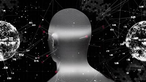 Animation-of-human-head-spinning-with-digital-interface-icons-network