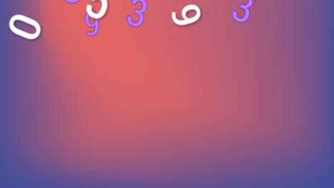 Digital-animation-of-multiple-changing-numbers-moving-against-purple-and-pink-gradient-background