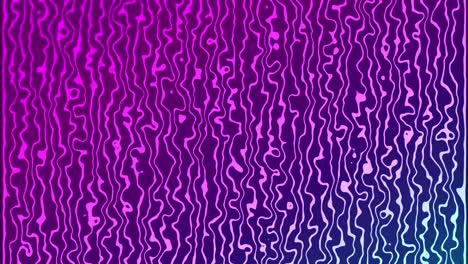 Animation-of-multiple-glowing-neon-purple-waving-lines-moving-on-seamless-loop