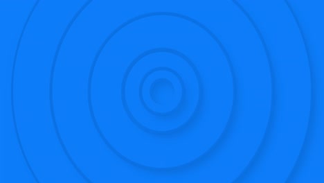Animation-of-blue-concentric-circles-pulsating-on-seamless-loop