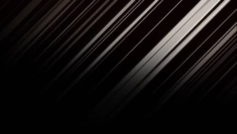 Animation-of-parallel-lines-in-shades-of-grey-and-white-streaking-diagonally-across-black-background