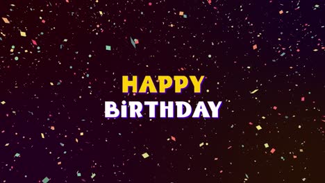 Animation-of-happy-birthday-text-over-colourful-confetti-falling