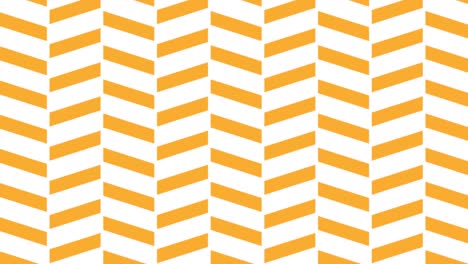 Digital-animation-of-yellow-and-grey-cross-lines-against-white-background