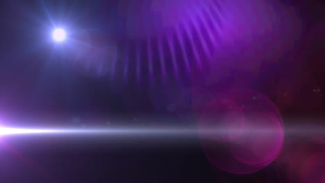 Animation-of-moving-light-over-glowing-purple-lines