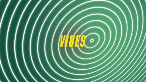 Digital-animation-of-vibes-against-spinning-lines-on-green-background