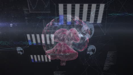 Animation-of-brain-and-data-processing-over-digital-screen