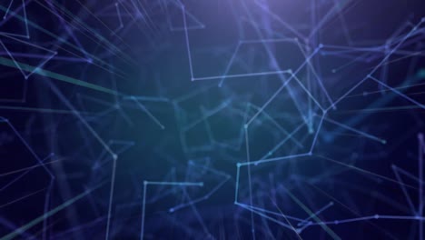 Animation-Eines-Netzwerks-Von-Verbindungen-Auf-Blauem-Bis-Violettem-Hintergrund