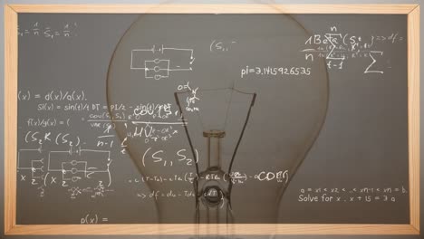 Animation-of-light-bulb-and-scientific-formule-data-processing