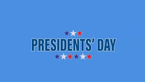 Animation-of-presidents-day-text-moving-over-blue-background