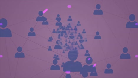 Animation-Des-Scope-Scannens-Mit-Personensymbolen-Und-Netzwerk-Von-Verbindungen