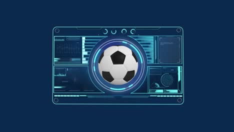Animation-Des-Scannens-Von-Zielfernrohren-Und-Der-Datenverarbeitung-über-Fußball