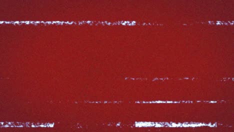 Animation-of-digital-interface-recording-on-screen-with-glitch-on-red-background