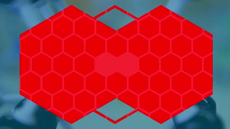 Formas-Hexagonales-Abstractas-Contra-El-Cierre-De-Múltiples-Equipos-En-El-Laboratorio