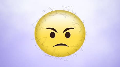 Animation-of-angry-emoji-icon-on-purple-background