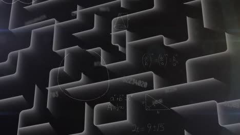Animation-Mathematischer-Gleichungen-über-Labyrinth