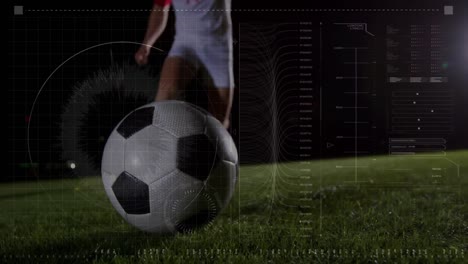 Animación-De-Escaneo-De-Alcance-Y-Procesamiento-De-Datos-Sobre-Un-Jugador-De-Fútbol.