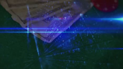 Animation-Der-Datenverarbeitung-über-US-Dollar-Banknoten-Und-Casino-Spielchips