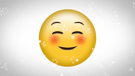 Animation-of-smile-emoji-icon-on-white-background