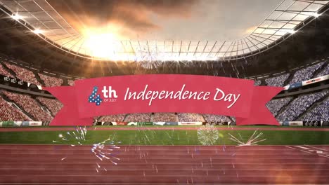 Composition-of-4th-of-july-independence-day-text-and-fireworks-over-stadium