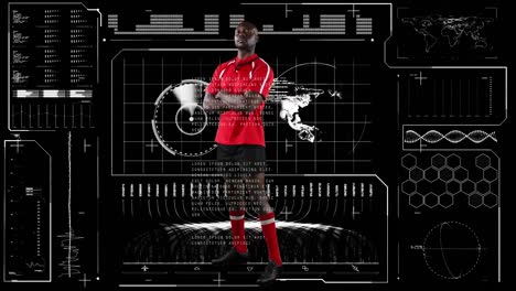 Animation-of-rugby-player-over-network-of-connections-and-data-processing