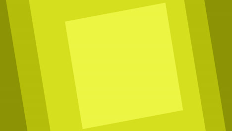 Animation-of-multiple-yellow-squares-on-white-backgroud