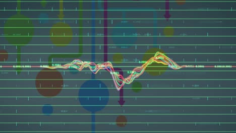 Animation-of-statistics-and-data-processing-over-colorful-arrows-and-circles