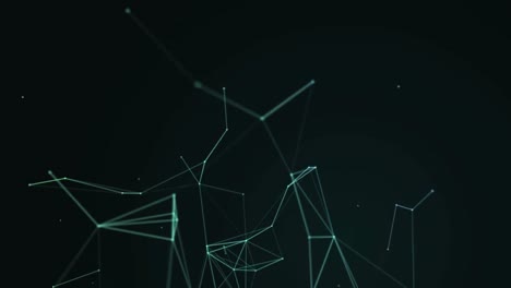 Animation-Eines-Netzwerks-Von-Verbindungen-Auf-Dunklem-Hintergrund
