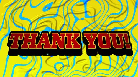 Animation-of-thank-you-text-over-colourful-liquid-background