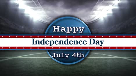 Colorful-confetti-falling-over-happy-independence-day-text-banner-against-sports-stadium