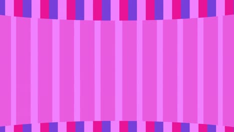 Animation-of-red-and-blue-stripes-moving-on-pink-background